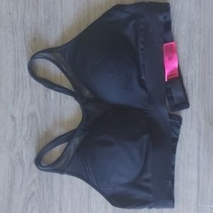 Lasenza black mesh sports bra